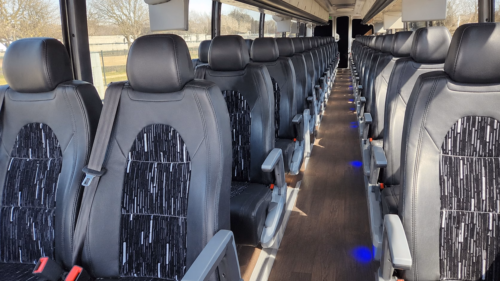 warner robins religious group transportation onboard seating